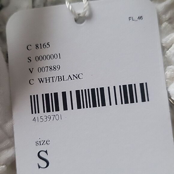 NWT Free People White S Adella Bralette Crop Top Crochet Embroider Lace Eyelet - Picture 10 of 12